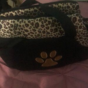 Small dog carrier bag.